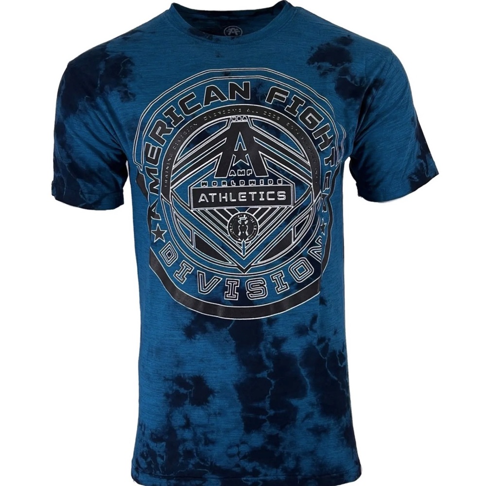 AMERICAN FIGHTER Men's T-shirt POWELL Athletic Blue